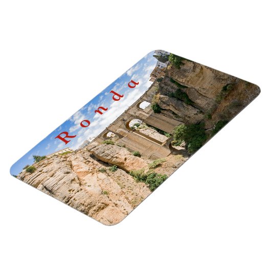 "El Tajo" van Ronda met de Puente Nuevo. Magneet (Linkerzijde)