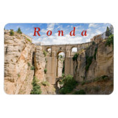 "El Tajo" van Ronda met de Puente Nuevo. Magneet (Horizontaal)