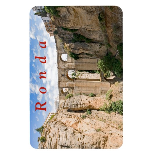 "El Tajo" van Ronda met de Puente Nuevo. Magneet (Verticaal)