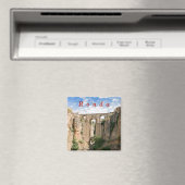 "El Tajo" van Ronda met de Puente Nuevo. Magneet (Insitu (Vaatwasser))