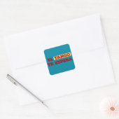 El Tango Te Espera - Tango wacht op u Vierkante Sticker (Envelop)