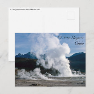 El Tatio-geisers bij San Pedro de Atacama - Chili Briefkaart