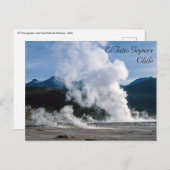 El Tatio-geisers nabij San Pedro de Atacama - Chil Briefkaart (Voorkant / Achterkant)
