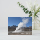 El Tatio Geyser, Atacama woestijn, Chili Briefkaar Briefkaart (Staand voorkant)