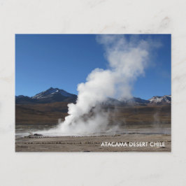 El Tatio Geyser, Atacama woestijn, Chili Briefkaar Briefkaart