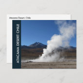 El Tatio Geyser, Atacamawoestijn, Briefkaart van C (Voorkant / Achterkant)