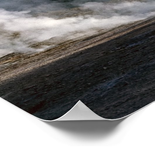 El Tatio Geysers bij San Pedro de Atacama - Chili Poster (Hoek)