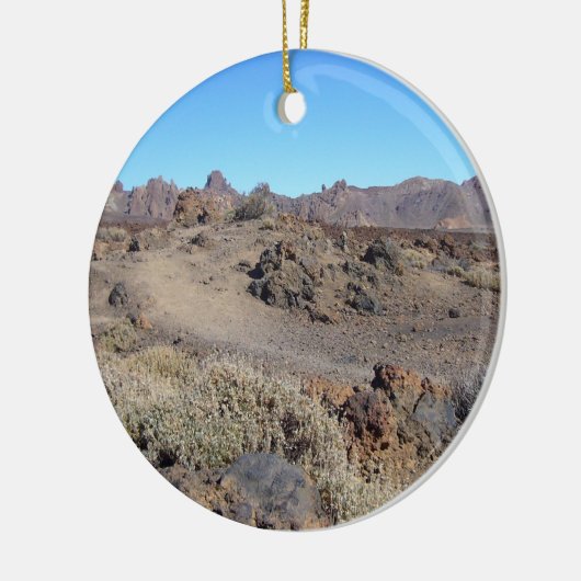 El Teide dubbelzijdig ornament (Links)