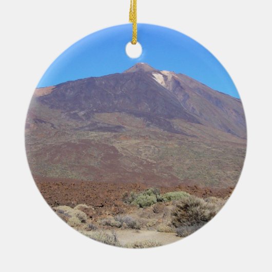 El Teide dubbelzijdig ornament (Achterkant)