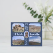 El Teide, Tenerife aangepast briefkaart (Staand voorkant)