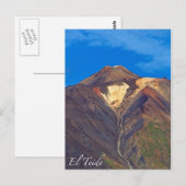 El Teide, Tenerife, Ansichtkaart Briefkaart (Voorkant / Achterkant)