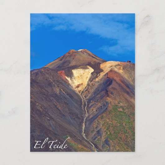 El Teide, Tenerife, Ansichtkaart Briefkaart (Voorkant)