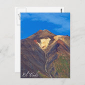El Teide, Tenerife, Briefkaart (Voorkant / Achterkant)