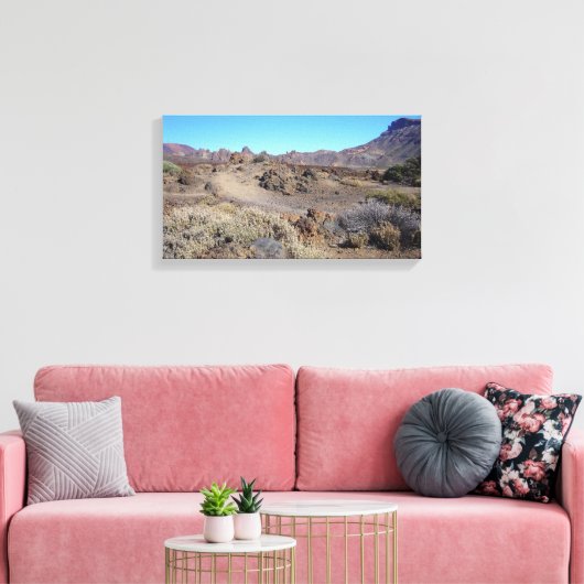 El Teide, Tenerife canvasafdruk Canvas Afdruk (Insitu (Woonkamer))