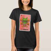 El Teonanacatl Mexican Lottery Mexico Loteria Kaar T-shirt (Voorkant)