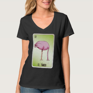 El Timido Mexican Slang Lottery Bingo Cards T-shirt