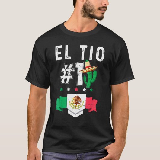 El Tio Numero 1 Camiseta Tio Mexican Uncl T-shirt (Voorkant)