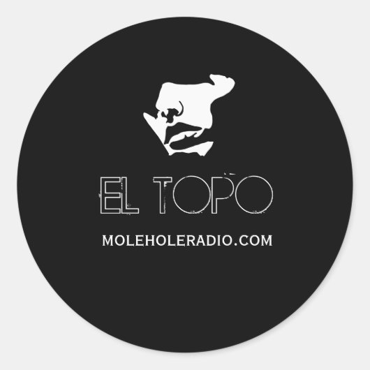 El Topo stickers (Voorkant)