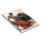 El torero y el toro notitieboek (Rechterzijde)