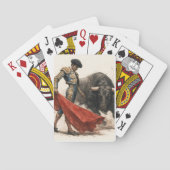 El torero y el toro pokerkaarten (Achterkant)