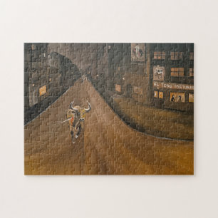 El Toro Torturado Schilderij van Alfred Fox Legpuzzel