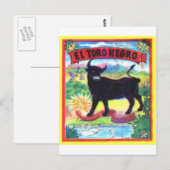 El Torro Negro Briefkaart (Voorkant / Achterkant)