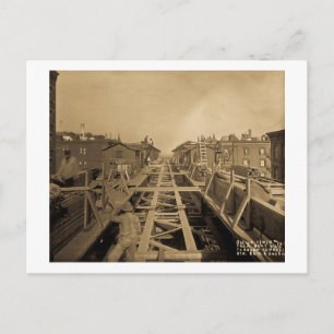 El Track & Station Construction Second Ave & 86th Briefkaart