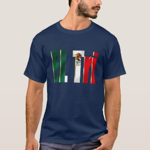 EL Tri Mexico soccer futbol Mexican pride logo T-shirt