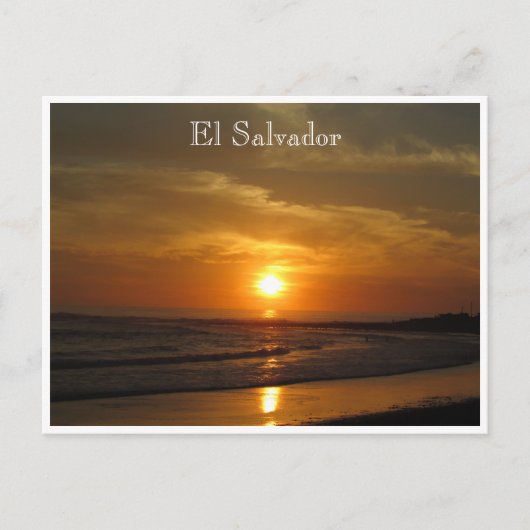 el tunco sunset briefkaart (Voorkant)