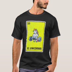 El Unicornio Mexicaanse Parodie Loterij Gewicht Op T-shirt