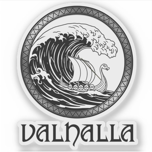 El Valor del Vikingo Sticker (Voorkant)