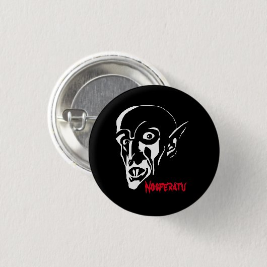 El Vampiro Nosferatu Ronde Button 3,2 Cm (Voorkant /achterkant)