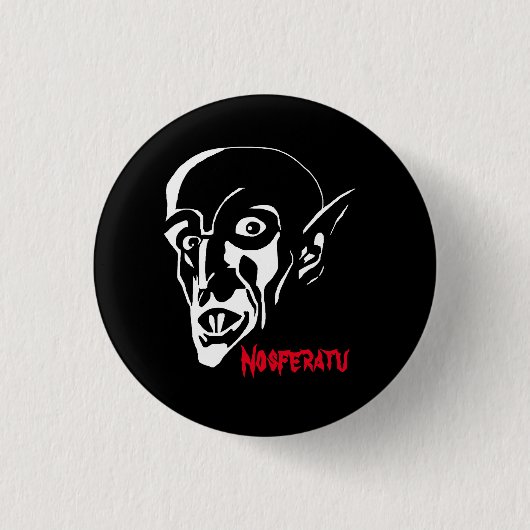 El Vampiro Nosferatu Ronde Button 3,2 Cm (Voorkant)