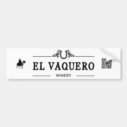 El Vaquero-bumpersticker Bumpersticker (Voorkant)