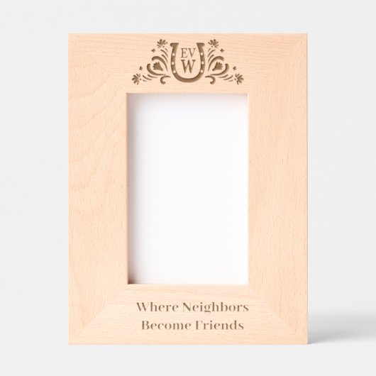 El Vaquero Photo Frame Gegraveerde Lijstjes (Voorkant)