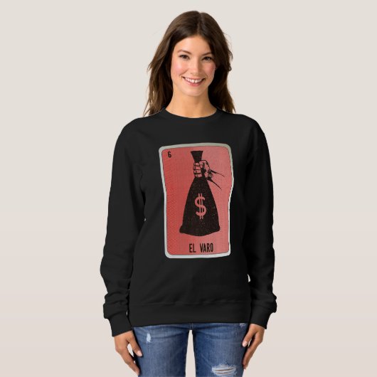 El Varo Mexican Slang Lottery Bingo Cards  1 Trui (Voorkant volledig)