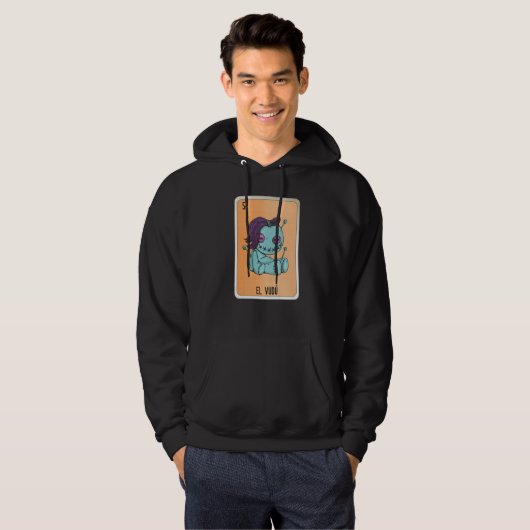 El Vudu Mexican Slang Lottery Bingo Cards   Hoodie (Voorkant volledig)