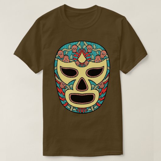 El Wrestler Lucha Libre Mexico Luchador 1 T-shirt (Design voorkant)
