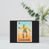 El Wrestler Lucha Libre - Mexico Luchador Briefkaart (Staand voorkant)