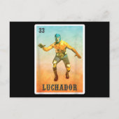 El Wrestler Lucha Libre - Mexico Luchador Briefkaart (Voorkant)