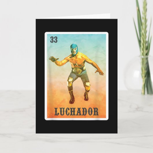 El Wrestler Lucha Libre - Mexico Luchador Kaart (Voorkant)