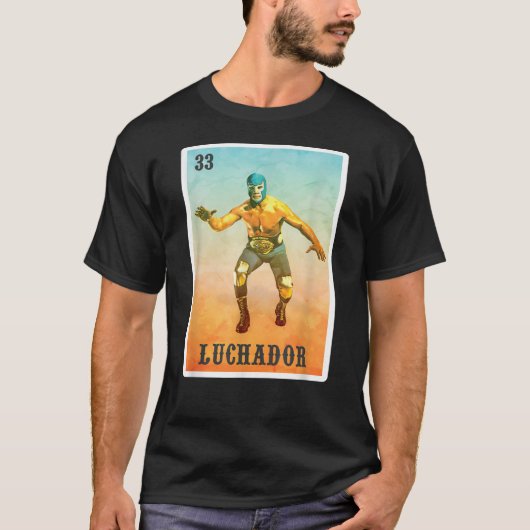 El Wrestler Lucha Libre - Mexico Luchador T-shirt (Voorkant)