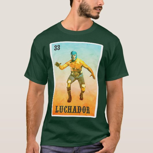 El Wrestler Lucha Libre - Mexico Luchador T-shirt (Voorkant)