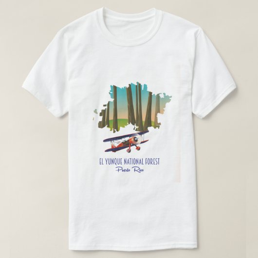 El yunque landelijke oertoricokaart t-shirt (Design voorkant)