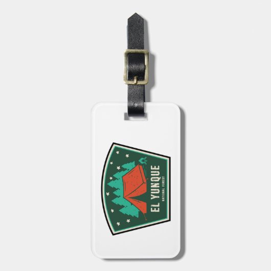 El Yunque National Forest Camping Bagagelabel (Voorkant verticaal)