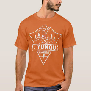 El Yunque National Forest Puerto Rico Badge T-shirt
