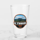 El Yunque National Forest Puerto Rico Emblem Glas (Voorkant)