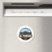 El Yunque National Forest Puerto Rico Emblem Magneet (Insitu (Vaatwasser))