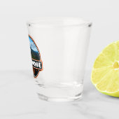 El Yunque National Forest Puerto Rico Emblem Shot Glas (Rechts)