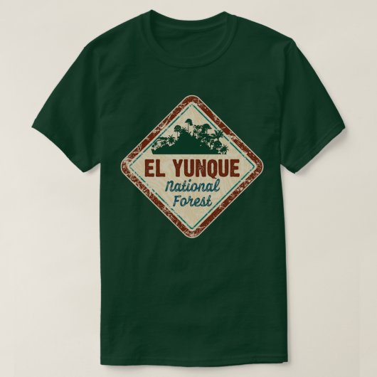 El Yunque National Forest sticker gift VVV 3 T-shirt (Design voorkant)